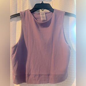 Kittenish lilac ladies large crop top. Gently worn